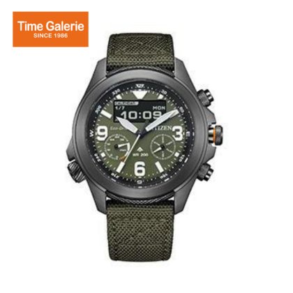 Citizen Promaster JV1005-02W Eco - Drive Combination 200M Polyester Sapphire Citizen Promaster JV1005-02W Eco - Drive Combination 200M Polyester Sapphire