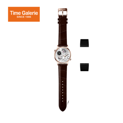 Crocodile CRDW5755.118D Stainless Steel Case Brown/Black Leather White Dial Men Watch Crocodile CRDW5755.118D Stainless Steel Case Brown/Black Leather White Dial Men Watch