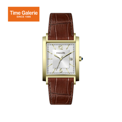 Crocodile CRDW5796.118 Stainless Steel Case Brown Leather White Dial Men Watch Crocodile CRDW5796.118 Stainless Steel Case Brown Leather White Dial Men Watch