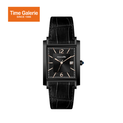 Crocodile CRDW5793.128 Stainless Steel Case Black Leather Black Dial Men Watch Crocodile CRDW5793.128 Stainless Steel Case Black Leather Black Dial Men Watch