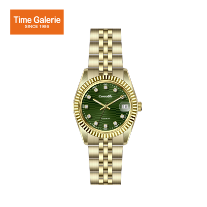 Crocodile CRDW5816.368D Silver Stainless Steel Strap Green Dial Women Watch Crocodile CRDW5816.368D Silver Stainless Steel Strap Green Dial Women Watch
