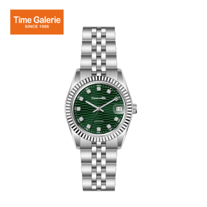 Crocodile CRDW5812.368D Silver Stainless Steel Strap Green Dial Women Watch Crocodile CRDW5812.368D Silver Stainless Steel Strap Green Dial Women Watch
