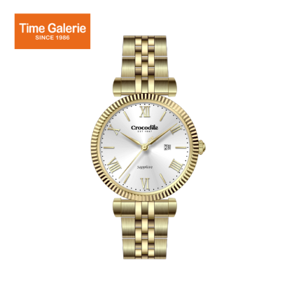 Crocodile CRDW6956.316 Silver Stainless Steel Strap White Dial Women Watch Crocodile CRDW6956.316 Silver Stainless Steel Strap White Dial Women Watch