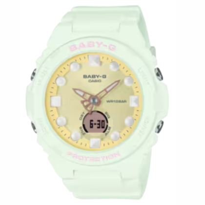 Casio Baby-G BGA-320FH-3A Resin Band Digital-Analog Women Watch Casio Baby-G BGA-320FH-3A Resin Band Digital-Analog Women Watch