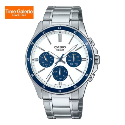 Casio General MTP-1374D-7A2V Stainless Steel Band Men Watch Casio General MTP-1374D-7A2V Stainless Steel Band Men Watch