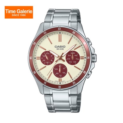 Casio General MTP-1374D-5A2V Stainless Steel Band Men Watch Casio General MTP-1374D-5A2V Stainless Steel Band Men Watch
