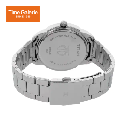 Titan 1585SM05 Analog Blue Dial Stainless Steel Strap watch for Men Titan 1585SM05 Analog Blue Dial Stainless Steel Strap watch for Men