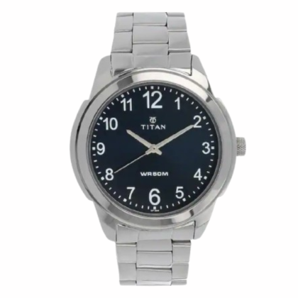 Titan 1585SM05 Analog Blue Dial Stainless Steel Strap watch for Men Titan 1585SM05 Analog Blue Dial Stainless Steel Strap watch for Men