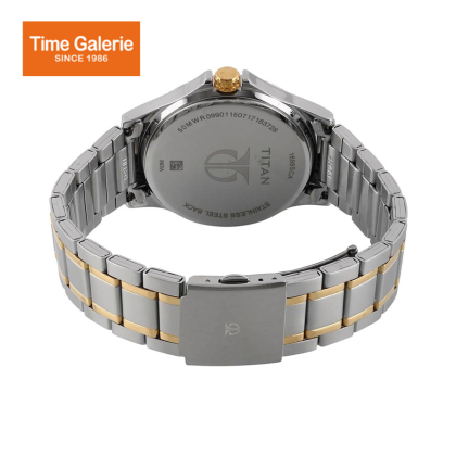 Titan Classique 1698BM01 Silver Dial Stainless Steel Quartz Men's Watch Titan Classique 1698BM01 Silver Dial Stainless Steel Quartz Men's Watch