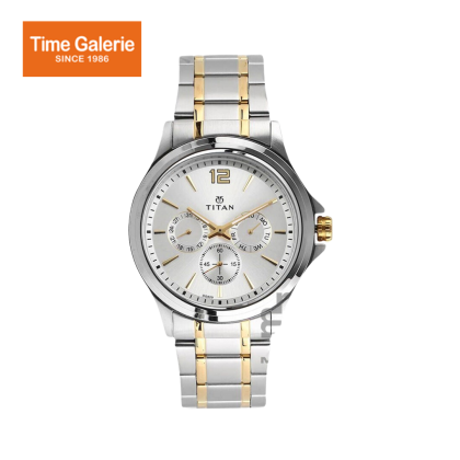 Titan Classique 1698BM01 Silver Dial Stainless Steel Quartz Men's Watch Titan Classique 1698BM01 Silver Dial Stainless Steel Quartz Men's Watch