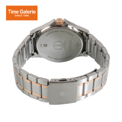 Titan Classique 1698KM01 Brown Dial Stainless Steel Quartz Men's Watch Titan Classique 1698KM01 Brown Dial Stainless Steel Quartz Men's Watch