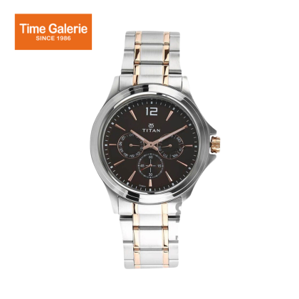 Titan Classique 1698KM01 Brown Dial Stainless Steel Quartz Men's Watch Titan Classique 1698KM01 Brown Dial Stainless Steel Quartz Men's Watch