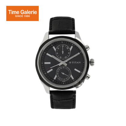 Titan Neo 1733KL01 Multifunction Blue Dial Leather Strap Quartz Men's Watch Titan Neo 1733KL01 Multifunction Blue Dial Leather Strap Quartz Men's Watch