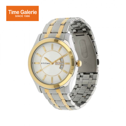 Titan Regalia 1627BM01 White Dial Stainless Steel Quartz Men's Watch Titan Regalia 1627BM01 White Dial Stainless Steel Quartz Men's Watch