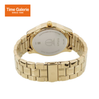 Titan Regalia 1627YM04 Champagne Dial Stainless Steel Quartz Men's Watch