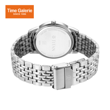 Titan Karishma 1638SM02 Blue Dial Stainless Steel Quartz Men's Watch Titan Karishma 1638SM02 Blue Dial Stainless Steel Quartz Men's Watch