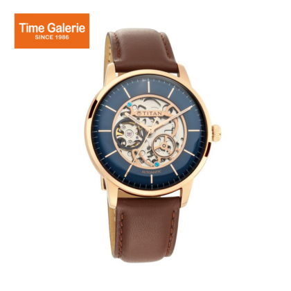 Titan Mechanical 90110WL02 Analog Blue Dial Men's Watch Titan Mechanical 90110WL02 Analog Blue Dial Men's Watch