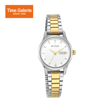 Titan Lagan 2656BM01 Silver Dial Metal Strap Quartz Women's Watch