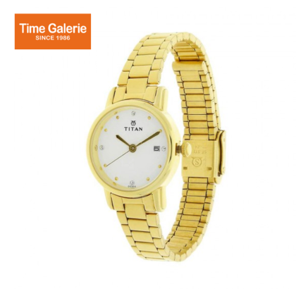 Titan Karishma 2572YM01 White Dial Stainless Steel Strap Quartz Women's Watch Titan Karishma 2572YM01 White Dial Stainless Steel Strap Quartz Women's Watch