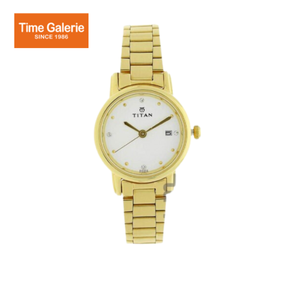 Titan Karishma 2572YM01 White Dial Stainless Steel Strap Quartz Women's Watch Titan Karishma 2572YM01 White Dial Stainless Steel Strap Quartz Women's Watch
