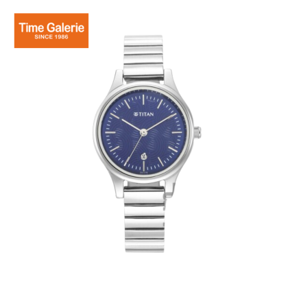 Titan Karishma 2679SM01 Blue Dial Metal Strap Quartz Women's Watch Titan Karishma 2679SM01 Blue Dial Metal Strap Quartz Women's Watch