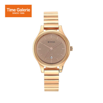 Titan Karishma 2679WM01 Brown Dial Metal Strap Quartz Women's Watch Titan Karishma 2679WM01 Brown Dial Metal Strap Quartz Women's Watch