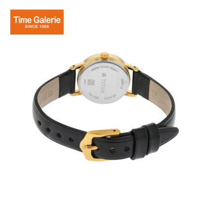 Titan Karishma 2679YL01 White Dial Leather Strap Quartz Women's Watch Titan Karishma 2679YL01 White Dial Leather Strap Quartz Women's Watch