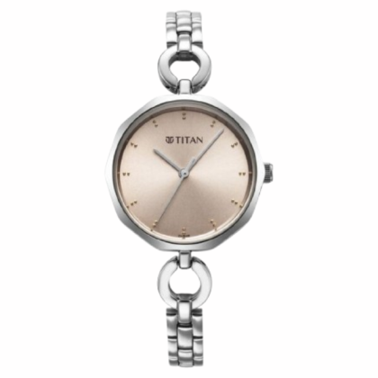 Titan Karishma 2702SM01 Silver Dial Stainless Steel Analog Watch for Women Titan Karishma 2702SM01 Silver Dial Stainless Steel Analog Watch for Women