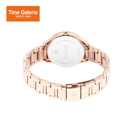Titan Wander 2649WM02 White Dial Stainless Steel Strap Quartz Women's Watch