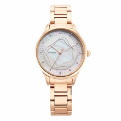 Titan Wander 2649WM02 White Dial Stainless Steel Strap Quartz Women's Watch