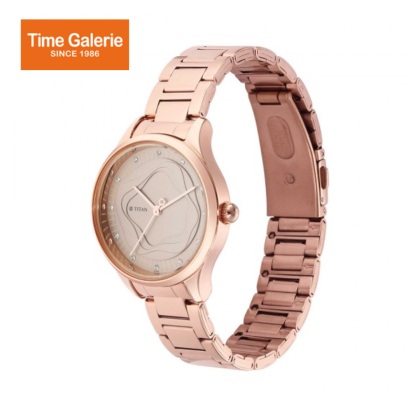 Titan Wander 2649WM03 Brown Dial Stainless Steel Strap Quartz Women's Watch Titan Wander 2649WM03 Brown Dial Stainless Steel Strap Quartz Women's Watch