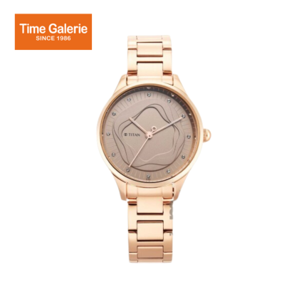 Titan Wander 2649WM03 Brown Dial Stainless Steel Strap Quartz Women's Watch Titan Wander 2649WM03 Brown Dial Stainless Steel Strap Quartz Women's Watch