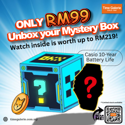 Blind Box Casio 10-Year Battery Life I Digital Men Watch Worth RM219 Blind Box Casio 10-Year Battery Life I Digital Men Watch Worth RM219