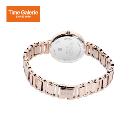 Titan Raga 2608WM01 Sundial Gold Metal Strap Quartz Women's Watch Titan Raga 2608WM01 Sundial Gold Metal Strap Quartz Women's Watch