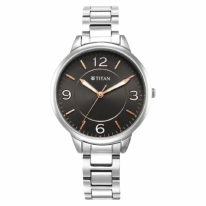 Titan Urban 2617SM08 Anthracite Dial Metal Strap Quartz Women's Watch Titan Urban 2617SM08 Anthracite Dial Metal Strap Quartz Women's Watch