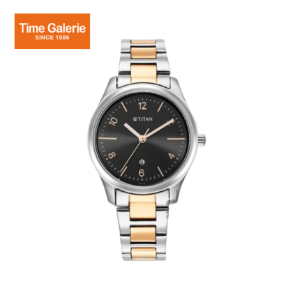 Titan Trendsetters 2639KM01 Anthracite Dial Stainless Steel Strap Women's Watch Titan Trendsetters 2639KM01 Anthracite Dial Stainless Steel Strap Women's Watch