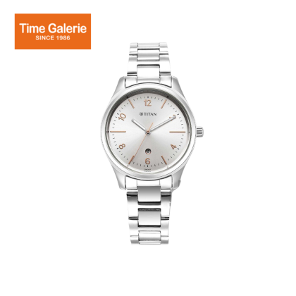 Titan Urban 2639SM09 Silver White Dial Stainless Steel Strap Quartz Women's Watch Titan Urban 2639SM09 Silver White Dial Stainless Steel Strap Quartz Women's Watch