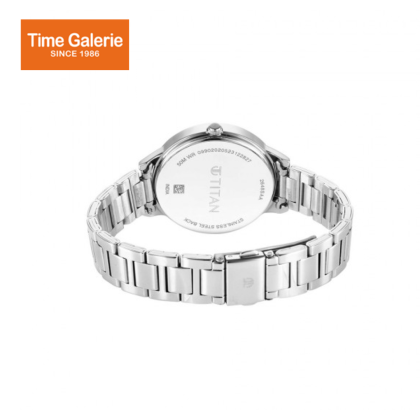 Titan Workwear 2648SM09 White Dial Stainless Steel Strap Quartz Women's Watch Titan Workwear 2648SM09 White Dial Stainless Steel Strap Quartz Women's Watch