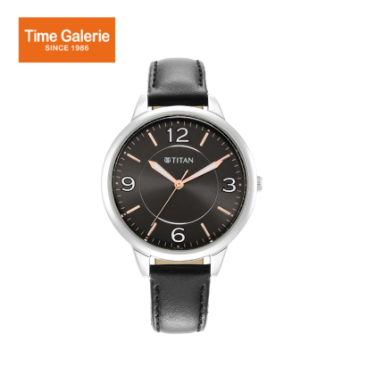 Titan Trendsetters 2617SL04 Anthracite Dial Analog Leather Strap watch for Women Titan Trendsetters 2617SL04 Anthracite Dial Analog Leather Strap watch for Women