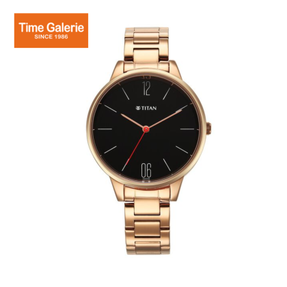 Titan Workwear 2648WM05 Black Dial Stainless Steel Strap Quartz Women's Watch Titan Workwear 2648WM05 Black Dial Stainless Steel Strap Quartz Women's Watch