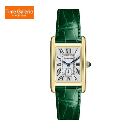 Crocodile CRDW8006.316 Stainless Steel Case Brown/ Green Leather Silver Dial Women Watch Crocodile CRDW8006.316 Stainless Steel Case Brown/ Green Leather Silver Dial Women Watch