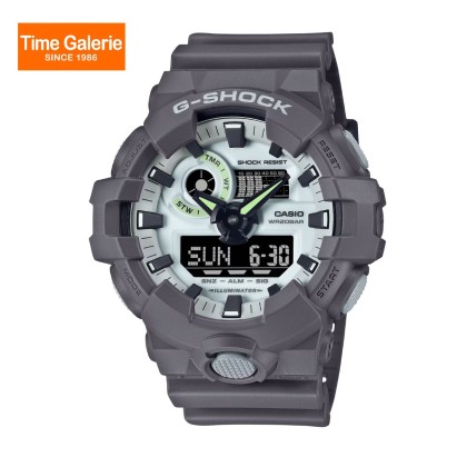 Casio G-Shock Hidden Glow Series GA-700HD-8A Analog-Digital Grey Resin Band Men Watch Casio G-Shock Hidden Glow Series GA-700HD-8A Analog-Digital Grey Resin Band Men Watch