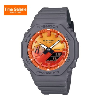 Casio G-shock GA-2100FL-8A Resin Band Digital Analog Men Watch Casio G-shock GA-2100FL-8A Resin Band Digital Analog Men Watch