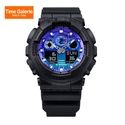 Casio G-shock GA-100FL-1A Resin Band Digital Analog Men Watch Casio G-shock GA-100FL-1A Resin Band Digital Analog Men Watch