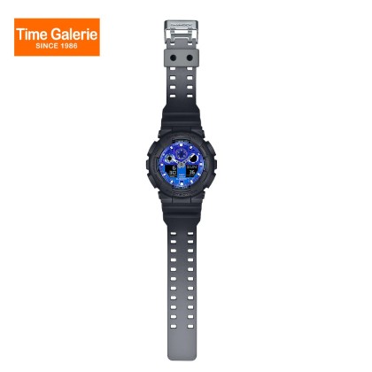 Casio G-shock GA-100FL-1A Resin Band Digital Analog Men Watch Casio G-shock GA-100FL-1A Resin Band Digital Analog Men Watch