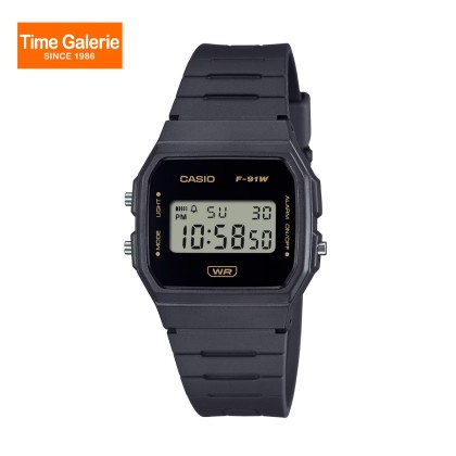 Casio General F-91WB-8A Black Resin Unisex Band Casio General F-91WB-8A Black Resin Unisex Band