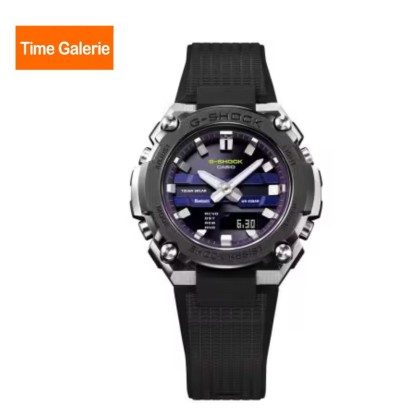 Casio G-Shock G-Steel GST-B600A-1A6DR Bluetooth Solar Purple Dial Resin Band Men Watch Casio G-Shock G-Steel GST-B600A-1A6DR Bluetooth Solar Purple Dial Resin Band Men Watch