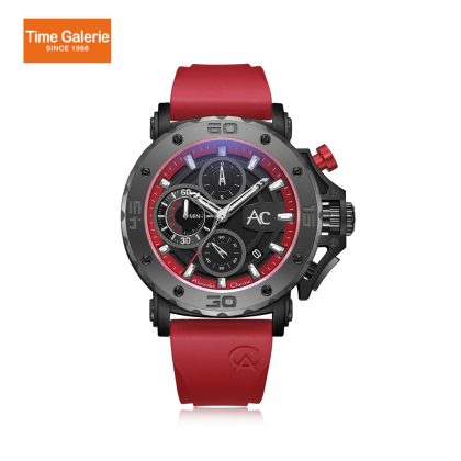 Alexandre Christie ALCW9205MCREPBARE Stainless Steel Silicone Strap Men Watch Alexandre Christie ALCW9205MCREPBARE Stainless Steel Silicone Strap Men Watch
