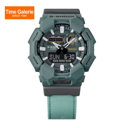 Casio G-Shock GA-010CE-2A Cloth Band Analog Digital Men Watch Casio G-Shock GA-010CE-2A Cloth Band Analog Digital Men Watch