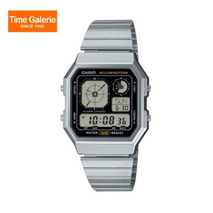 Casio Vintage A130WE-1A Stainless Steel Band Digital Unisex Watch Casio Vintage A130WE-1A Stainless Steel Band Digital Unisex Watch